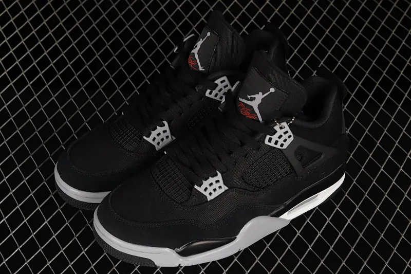 All categories Air Jordan Jordan series basketball shoes Air Jordan 4 Air Jordan 4 Retro "Olive Canvas" AJ4 Joe 4 black and gray denim DH7138-006